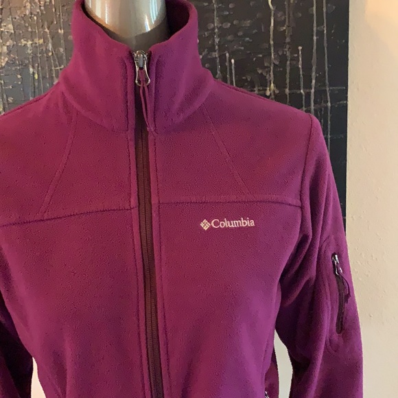 Columbia Fleece Zip Up Jacket - Picture 2 of 10